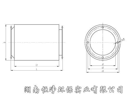 ZHZ-55型直管阻性消聲器